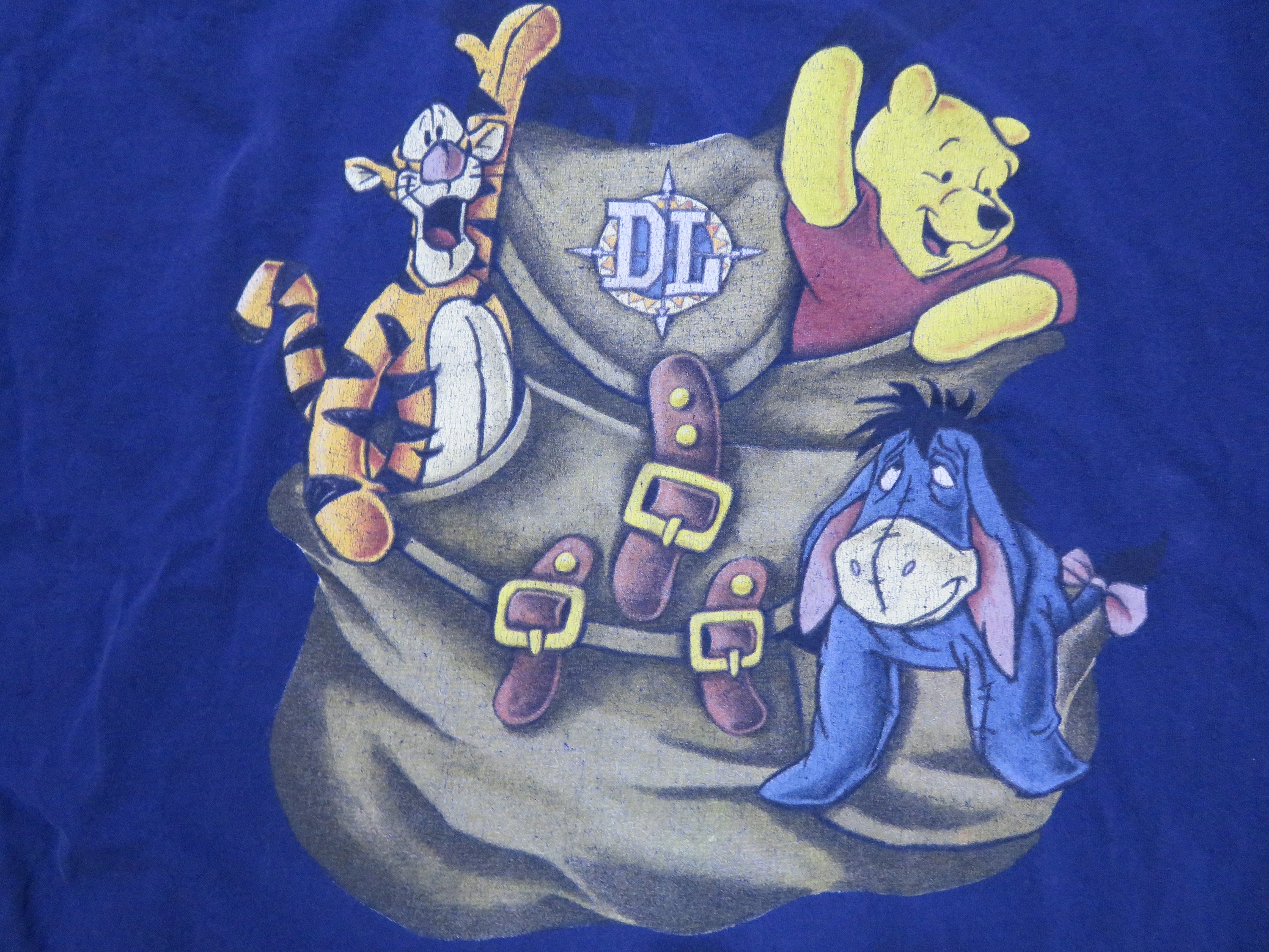 vintage Disney Tシャツ　プーさんイーヨー両面プリント　USA Amazon | ディズニー くまのプーさん イーヨー 月曜日 ムード