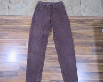 Vintage Guess Georges Marciano Brown Wash Denim Jeans Sz 29 measure 27x33 Made in USA