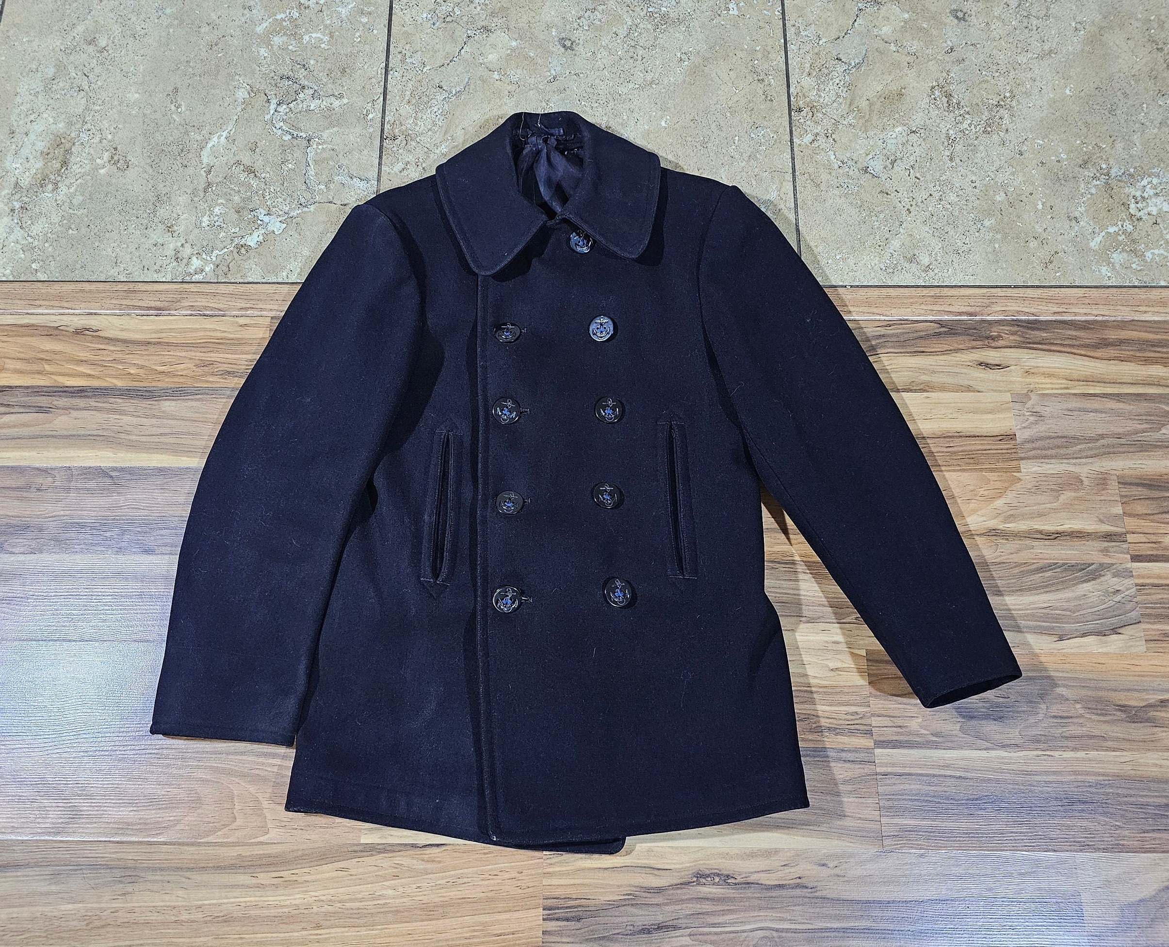 10 Button Pea Coat - Etsy 10 Button Pea Coat - Etsy