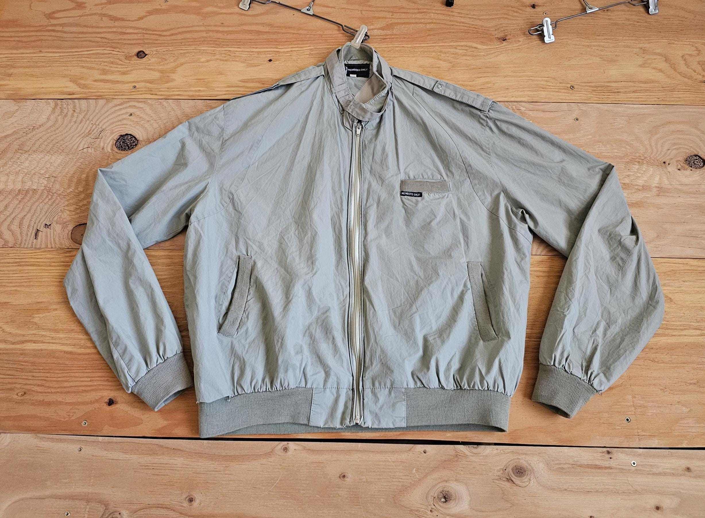 Veste Members Only rouge vintage des années 80/90 - XL – Rokit