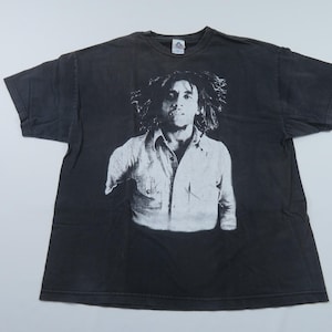 Ziggy Marle Reggae Black T-shirt Sz 2XL Y2K R10