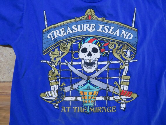 Vintage Treasure Island Pirate Skull and Swords Las Vegas - Etsy