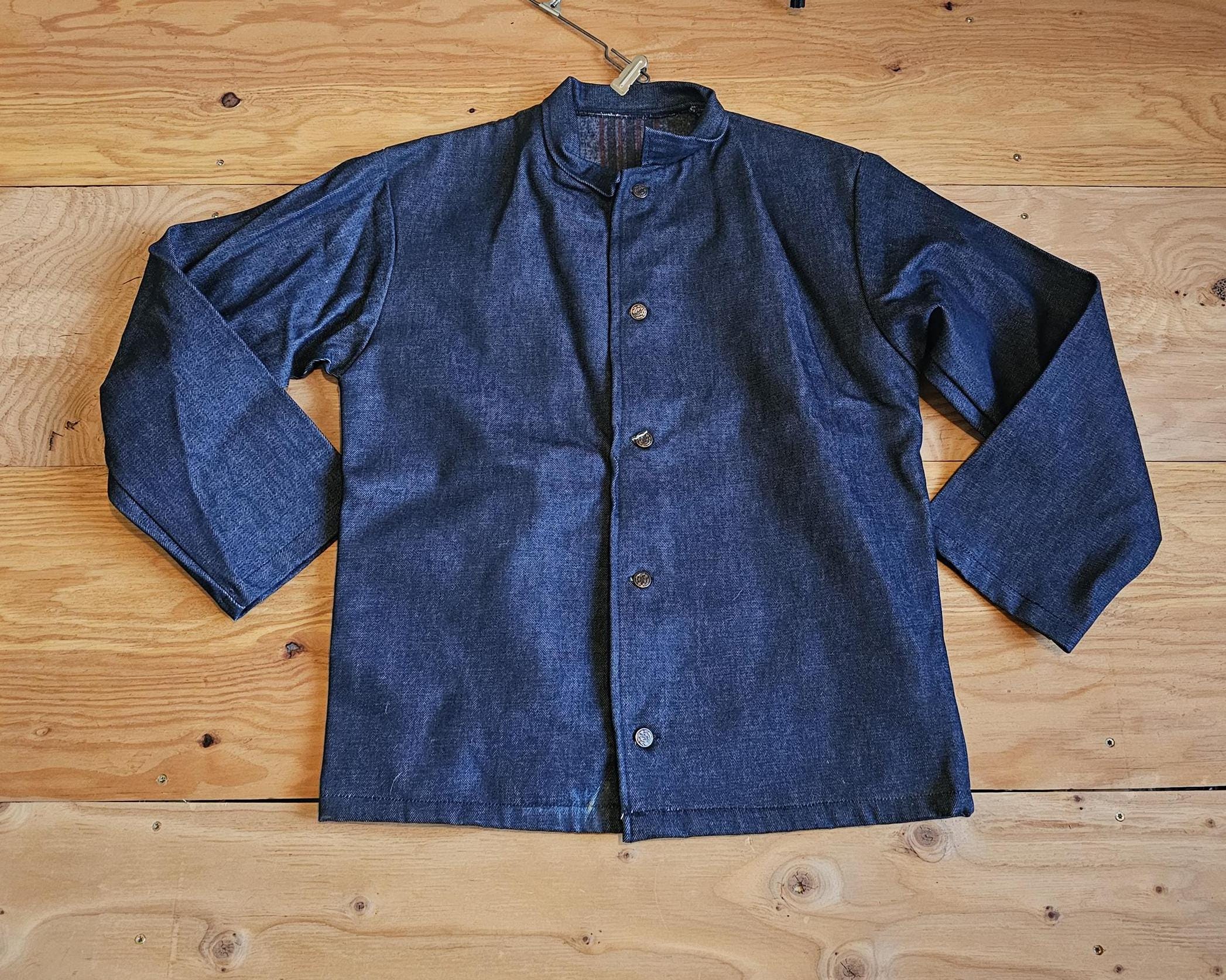 Denim Prison Jacket - Etsy Denim Prison Jacket - Etsy
