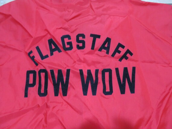 Vintage Flagstaff Pow Wow Windbreaker Jacket Jack… - image 5