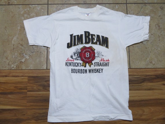Vintage Jim Beam T-Shirt Sour Mash Kentucky Straight Bourbon