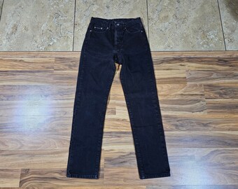 Vintage Calvin Klein Jeans Black Dark Wash Denim  Measured  27x31