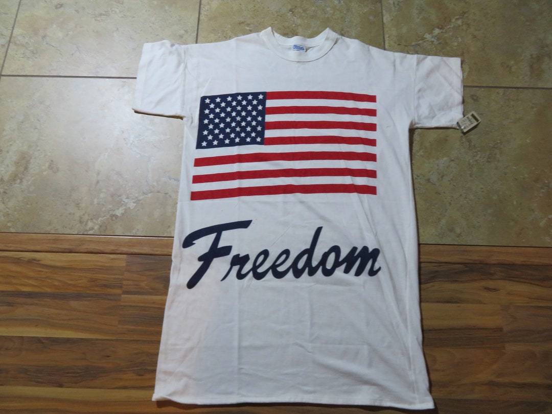 New NWT Vintage Flirts American Flag Freedom T-shirt Sleeper - Etsy