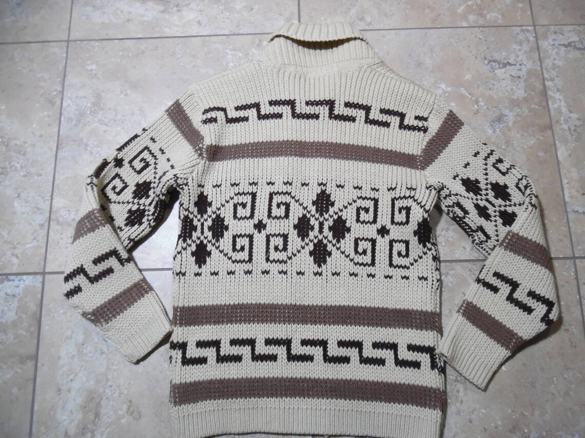 VTG Pendleton BIG LEBOWSKI Dude Cardigan Sweater Cowichan | Etsy