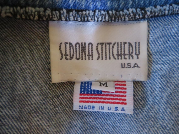 No.2②デニムカラーチャーム アートヤーン ビンテージ 革タグ