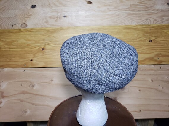 Vintage Harris Tweed Scotland Newsboy Cap Hat Var… - image 4