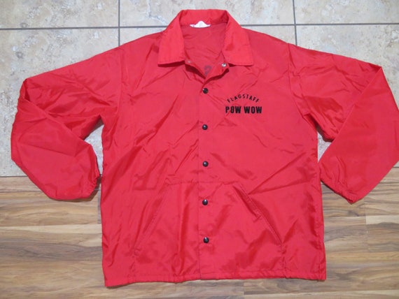 Vintage Flagstaff Pow Wow Windbreaker Jacket Jack… - image 1