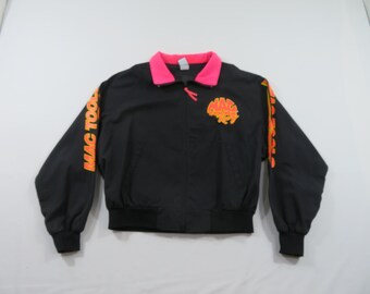 Mac Tools Racing Windbreaker Bomber Black Jacket Sz XL 1990s - Etsy