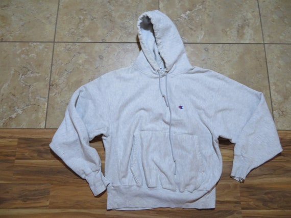 Vintage Champion Reverse Weave Hoodie Sweatshirt … - image 1