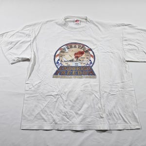 Vintage Operation Enduring Freedom USS Vella Gulf-CG-72 T-Shirt White Sz XL B10