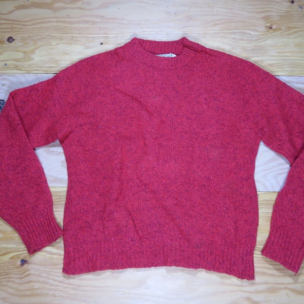 Vintage LL Bean Knit Red Color Sweater Womens Sz M-L?