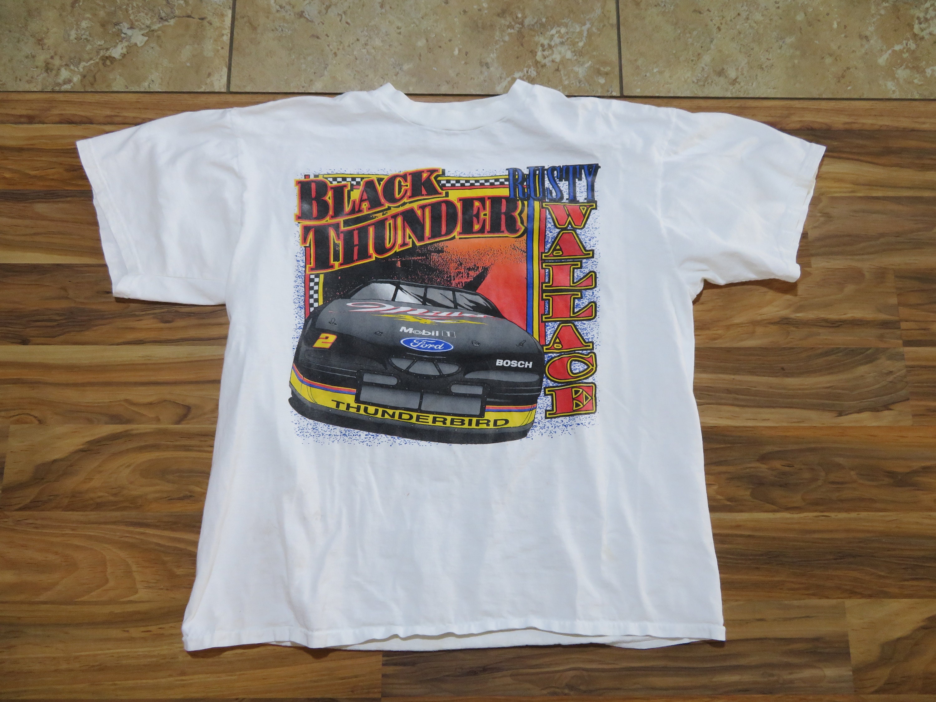 Vintage Black Thunder Rusty Wallace 