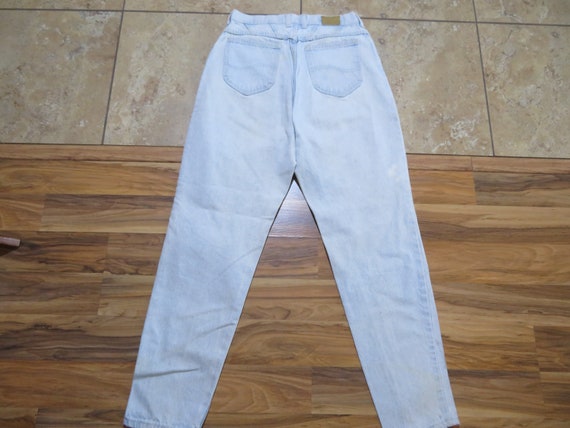 Vintage Lee Women's Jeans Mom Jeans Light Blue Wa… - image 2