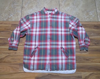 Vintage 1990s Grunge Inner Court Streetwear Flannel Jacket