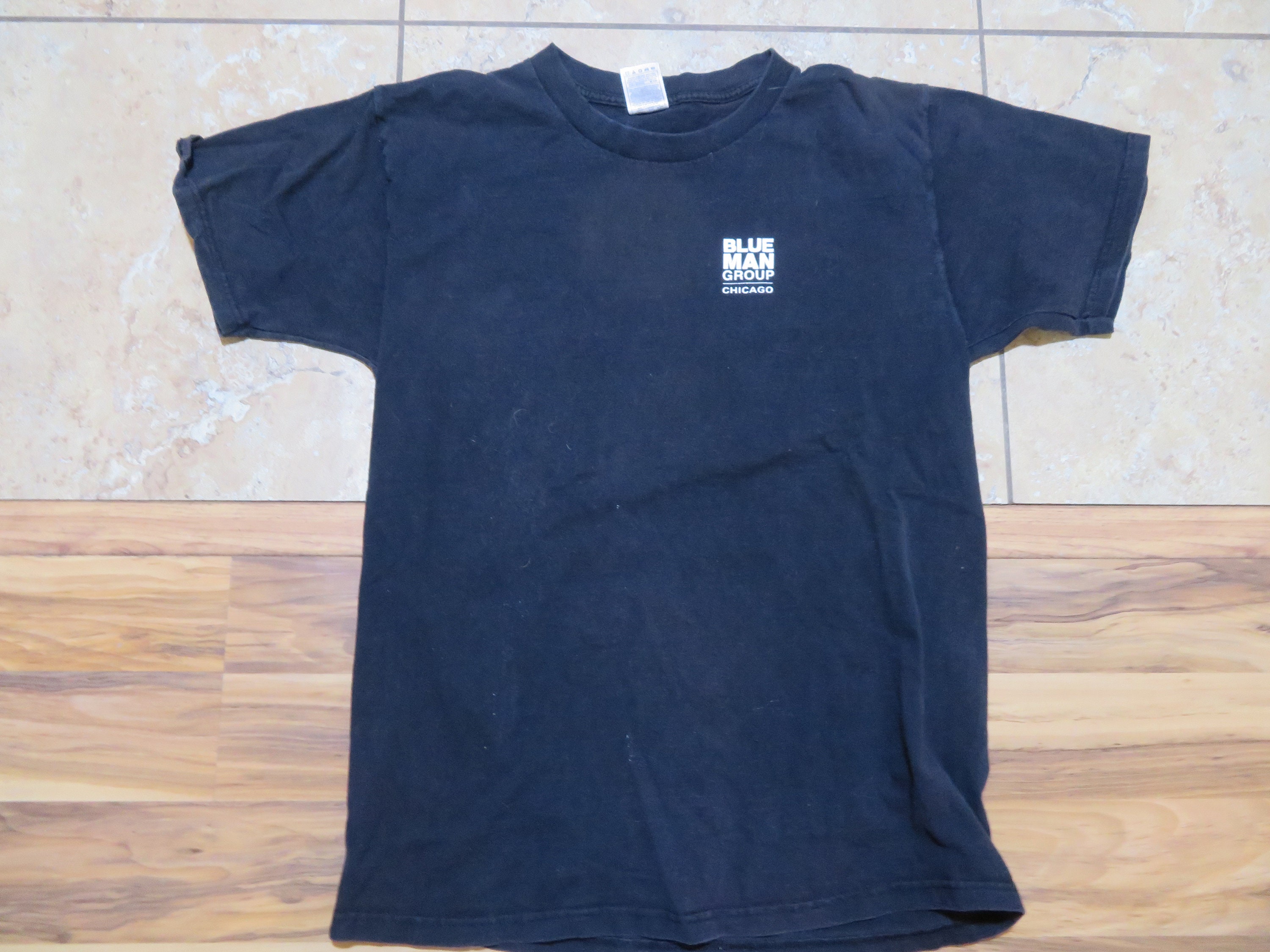 ★KIRSH★ Uni Vintage Graphic Man to Man Melange Blue Retro Marine Life Youth Graphic Tee – Cognitive Surplus