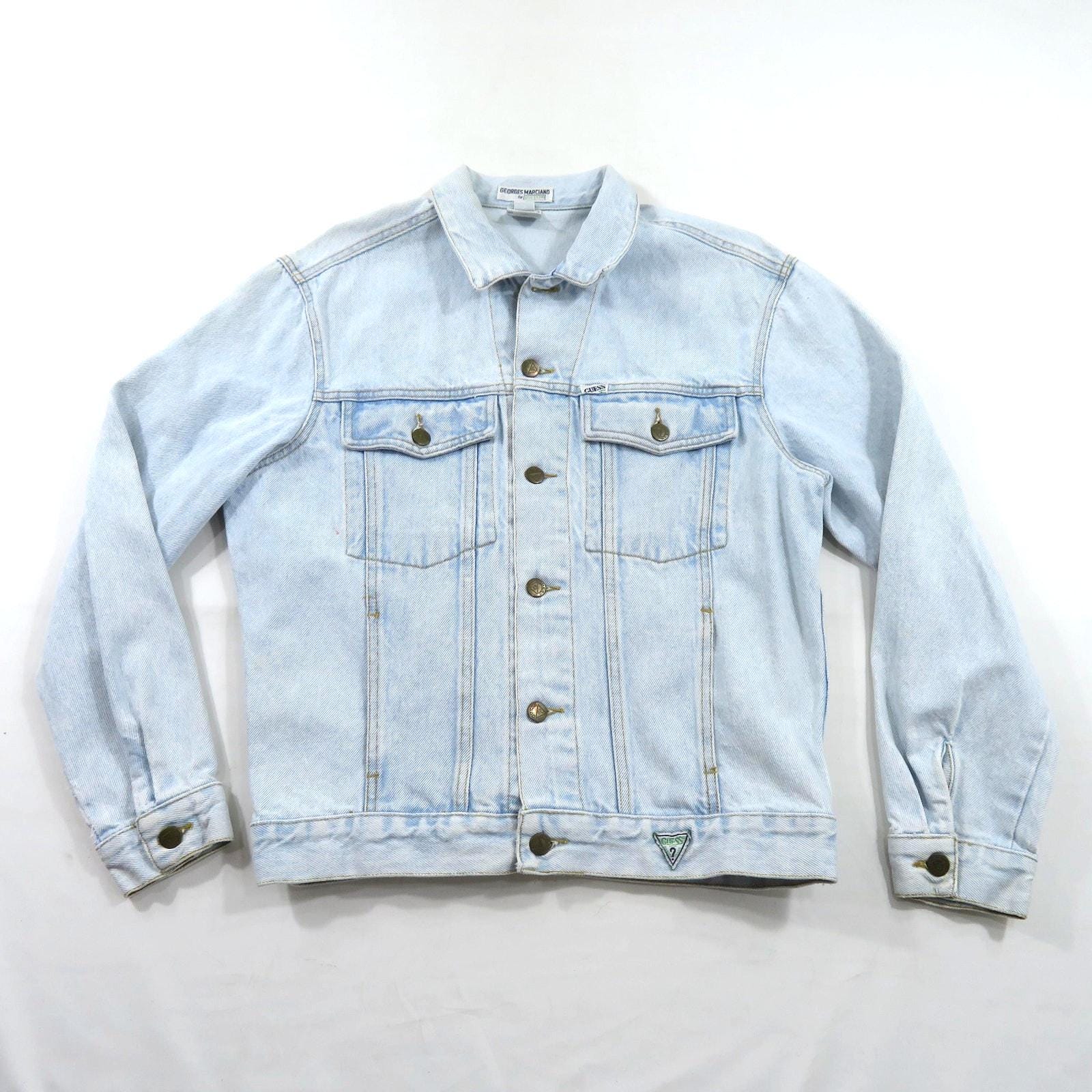 80s Guess Jean Jacket - Etsy