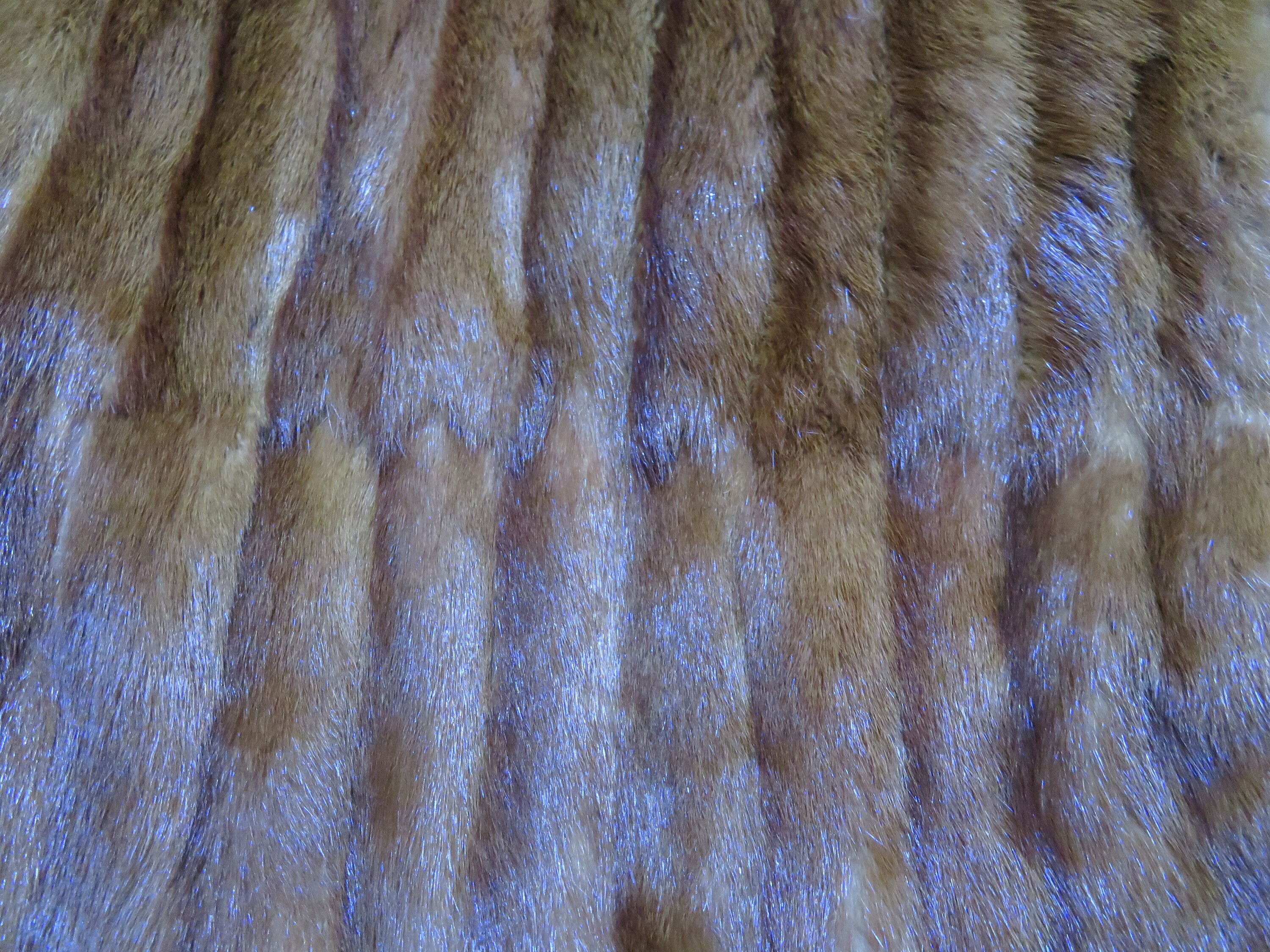 Vintage Mink? Coat Brown Womens Calf Length Brown Satin