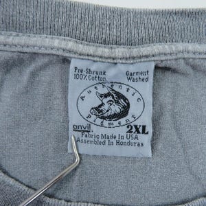 Fender Guitars Gray T-shirt Sz 2XL 1990s image 4