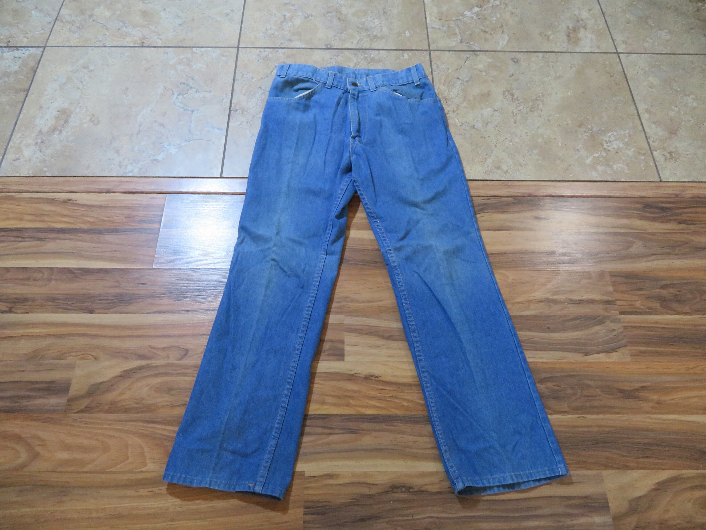 Vtg Levi s for Men Soft Brushed Denim Blue Jeans Sz 30x27.5 Etsy UK