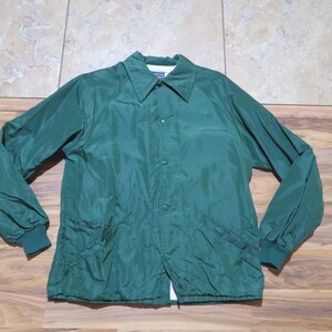 RARE VTG 1970s Starter Jacket Windbreaker Flat River Fishing Club MI Mens M Coat image 3