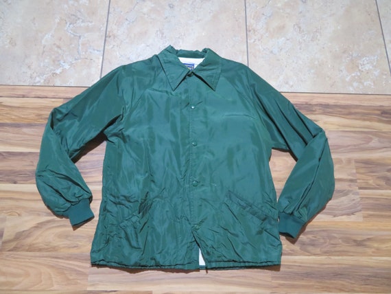 RARE VTG 1970s Starter Jacket Windbreaker Flat Ri… - image 3