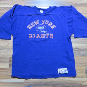 Vintage New York Giants Champion Blue White Football Jersey