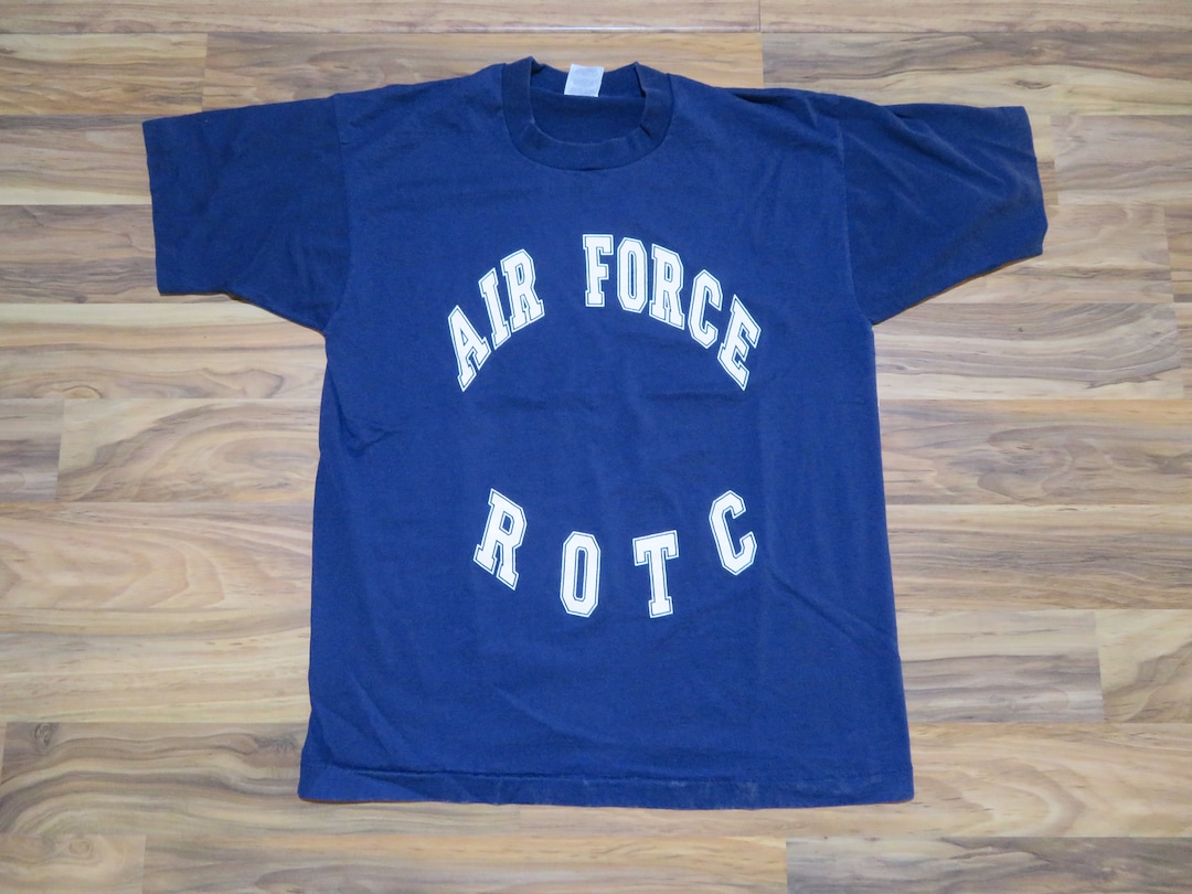 Vintage Air Force ROTC Blue 50/50 T-shirt Sz L - Etsy