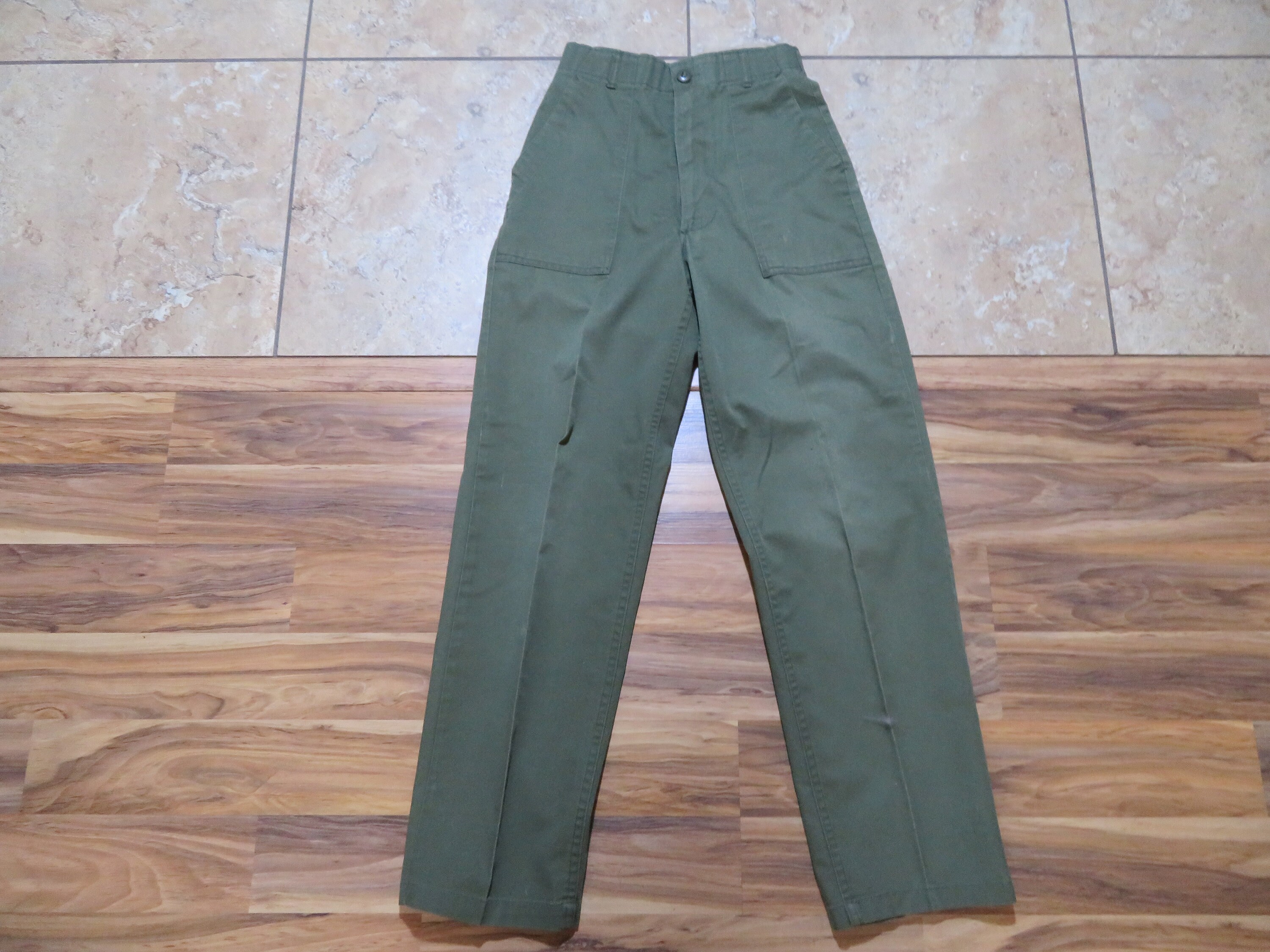 Vintage Military Utility Trousers Uniform Pants Dura Press | Etsy