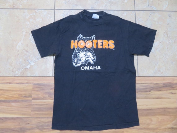 Hanes製 90's「HOOTERS®」黒 L MADE IN U.S.A Hanes製 90´s「HOOTERS®」黒 L MADE IN U.S.A