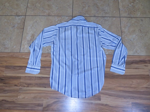 VTG Fleetline Perma Press Casual Mens Shirt Polye… - image 2