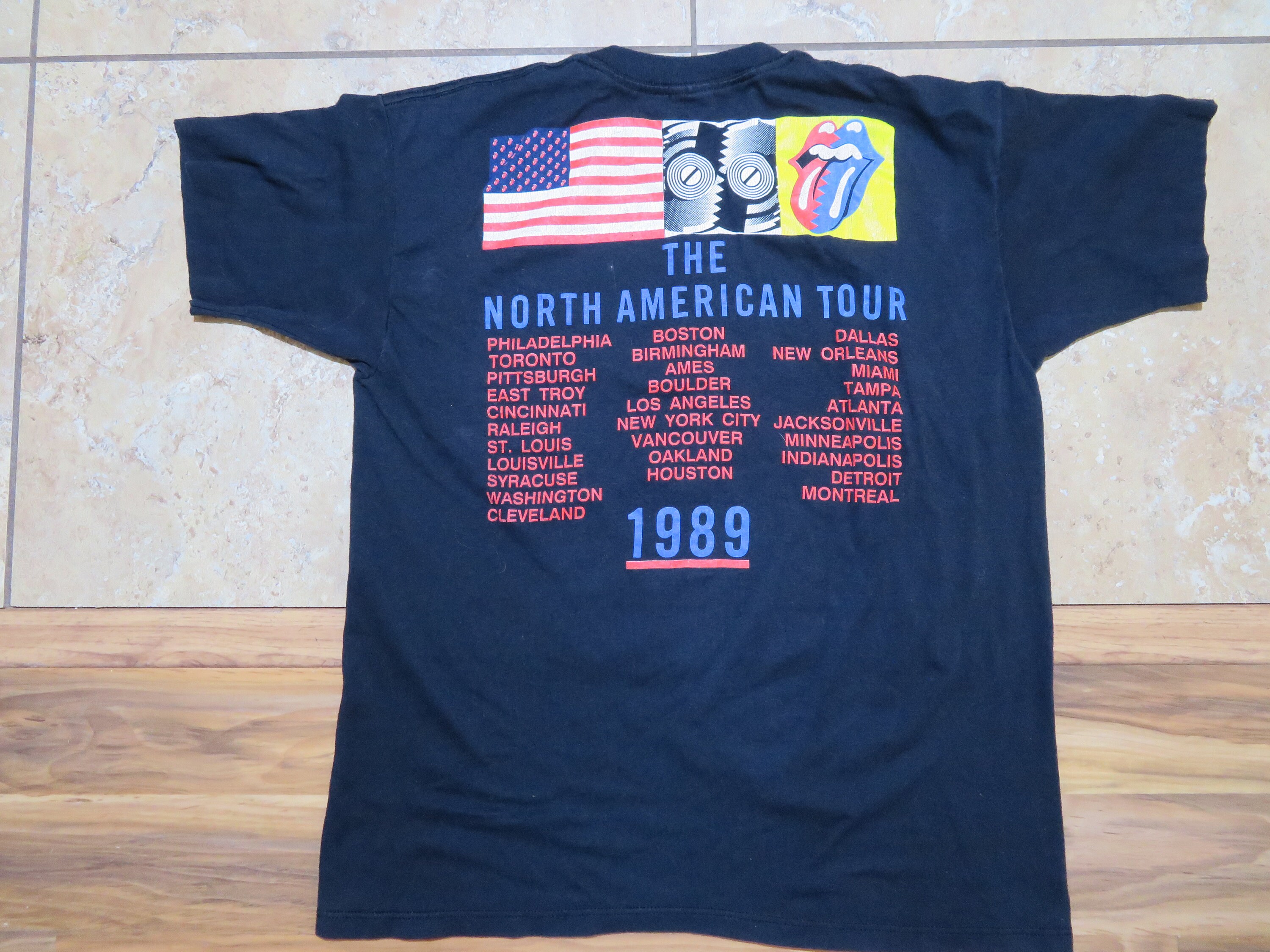 ローリング・ストーンズ 1989年北米ツアーTシャツ ローリングストーンズ 1989年北米ツアー Tシャツ Lサイズ - メルカリ
