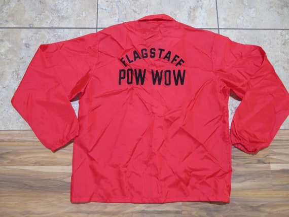 Vintage Flagstaff Pow Wow Windbreaker Jacket Jack… - image 3