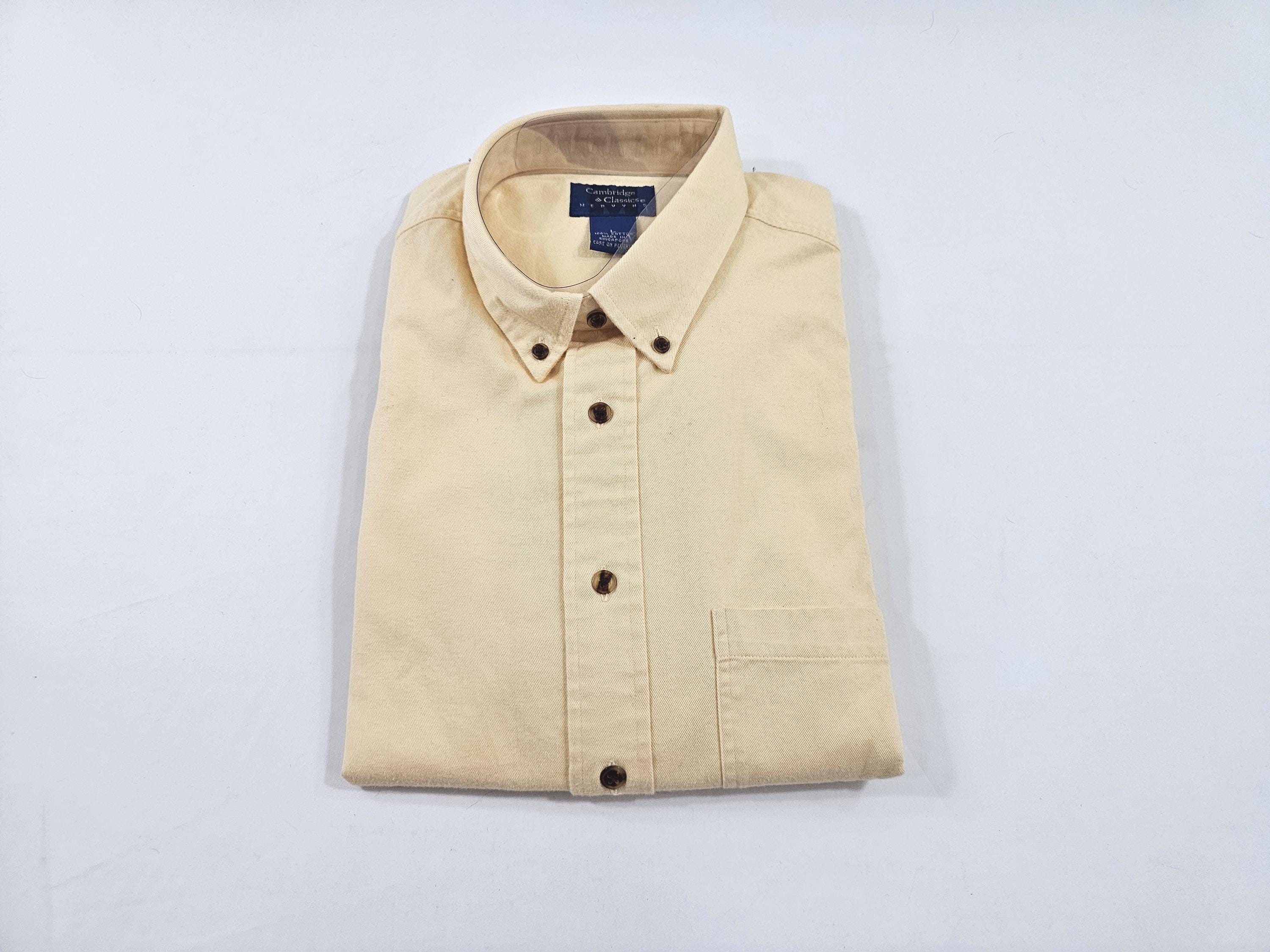cambridge classics dress shirts cambridge classics button up dress shirt mens 32/33 long sleeve collard stripes
