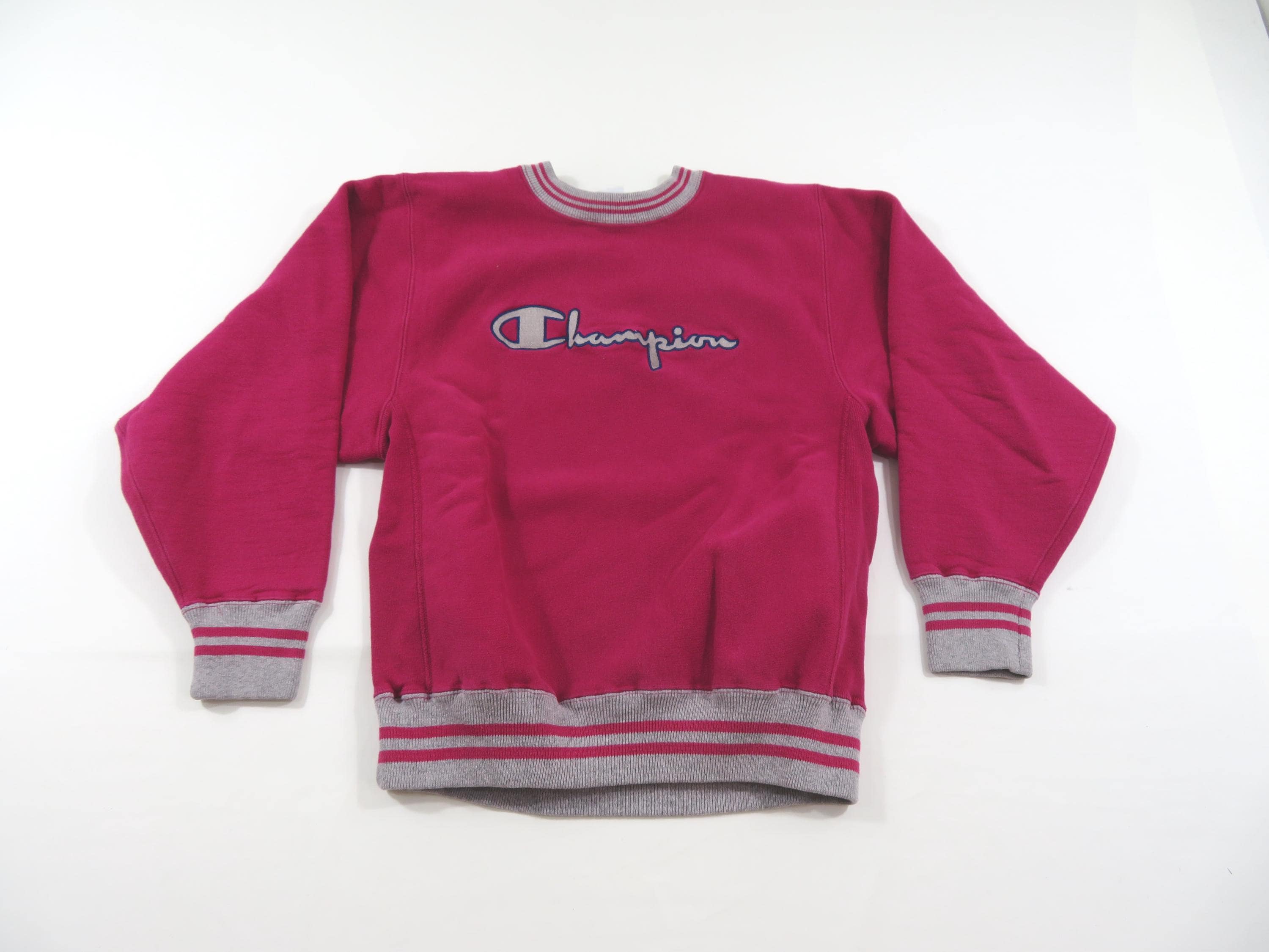 champion Reverse Weave 80〜90s Champion Reverse Weave Sweatshirt Magenta Color Sz M 1990s - Etsy UK
