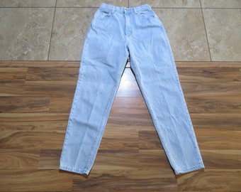 Vintage 1970s Lee Prest Black Jeans Pants Measure 31x28