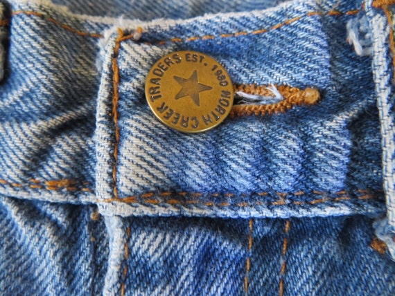 Vintage Womans Chic Jeans Med Blue Wash Tapered L… - image 9