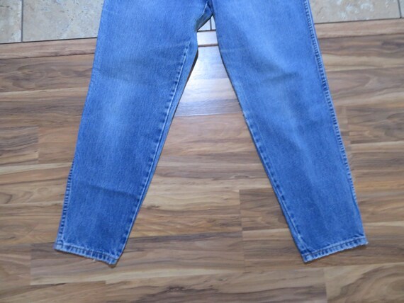 Vintage Womans Chic Jeans Med Blue Wash Tapered L… - image 7