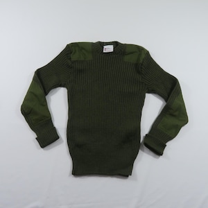 Brigade Quartermasters Commando Sweater Green The Wooly Pully Sz L 42 KK10