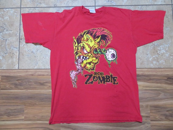 人気が高い ZOMBIEプロモTシャツ黒XLカットオフ ヴィンテージ ROB www