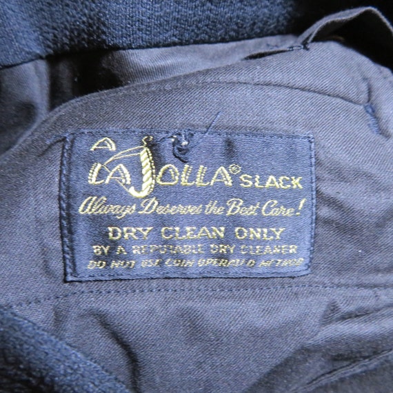 Vintage La Jolla Brand Polyester Slack Leisure Su… - image 4