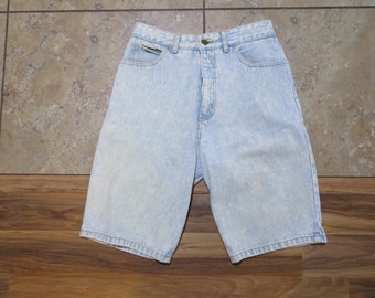 Guess Denim Shorts, Georges Marciano, Light Blue, Sz 29 Measured 28x10 1980s