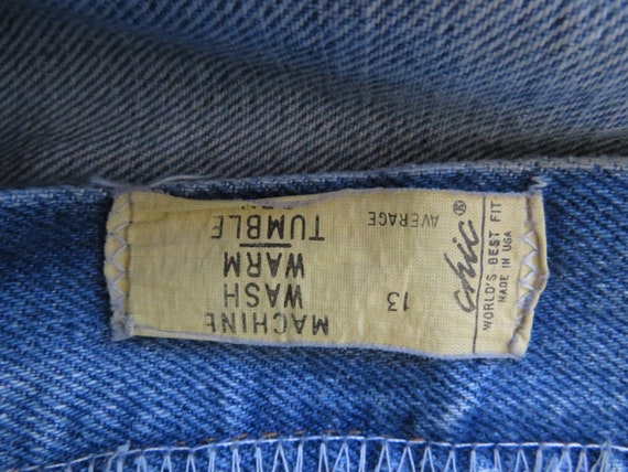 Vintage Womans Chic Jeans Med Blue Wash Tapered L… - image 3