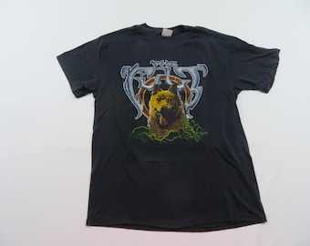 The Cult Wolf Graphic British Tour 1987 Black T-shirt sz M