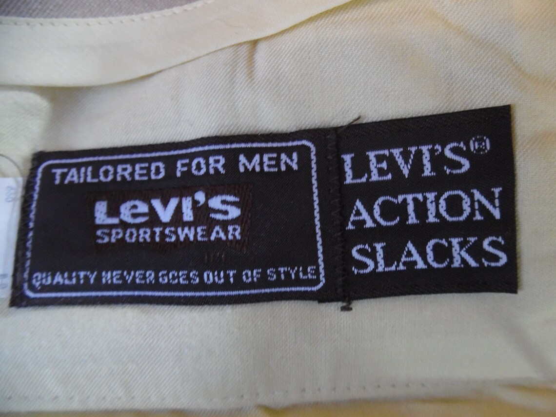 levi action slacks discontinued