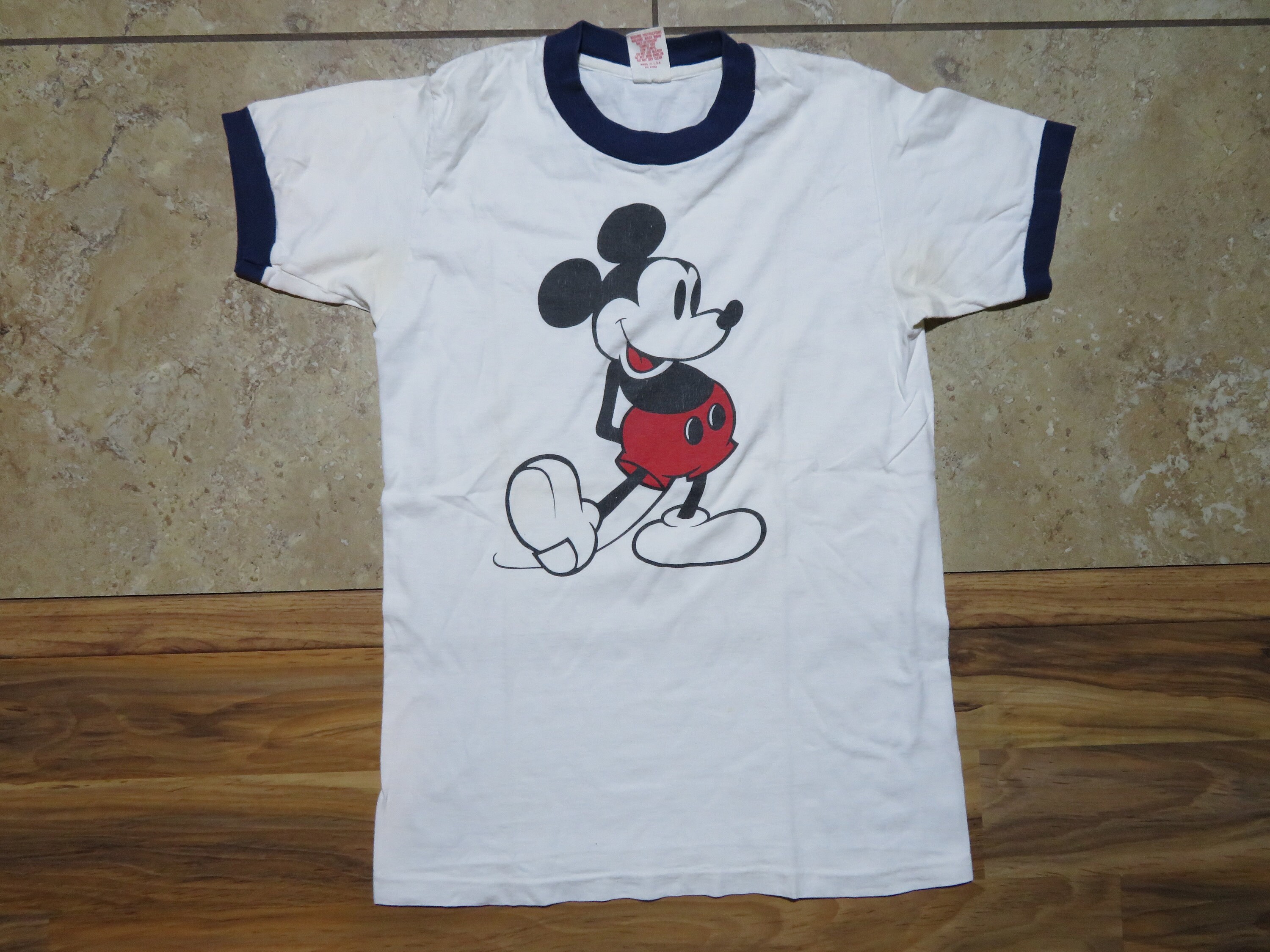 Vintage Disney Mickey Mouse Ringer T 