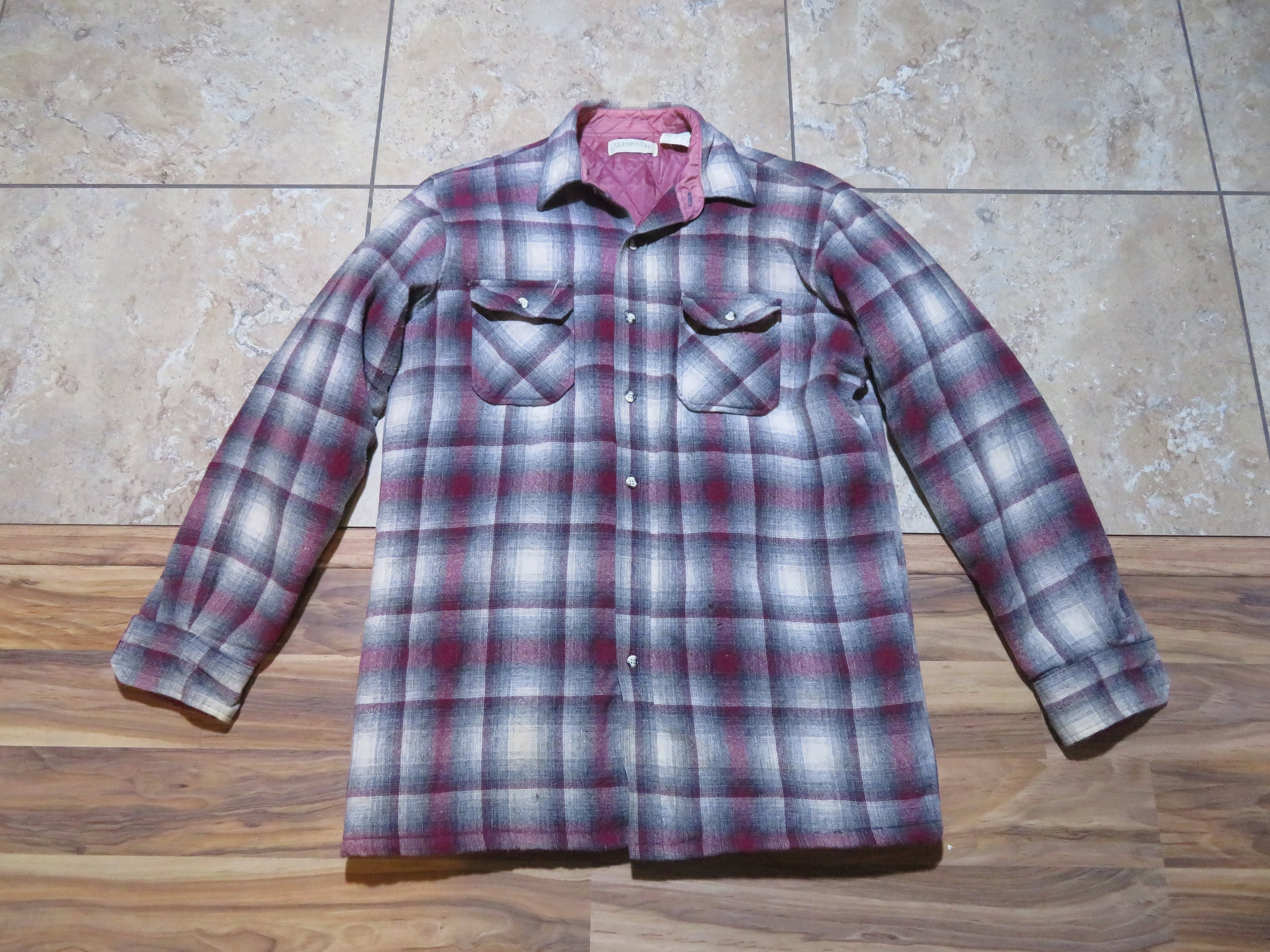 St john's bay shop quilted flannel shirt jacket